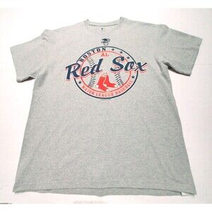 Boston Red Sox  Major Leagues Baseball Gray T-shirt Size Large